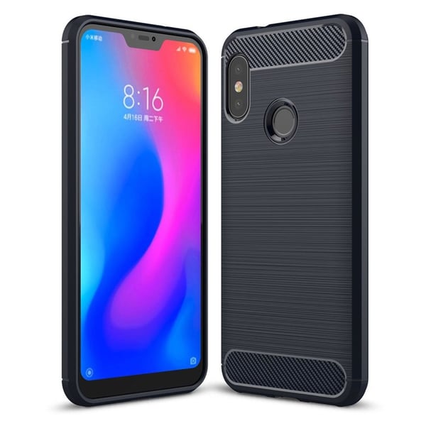 Carbon Flex Xiaomi Mi A2 Lite cover - Mørkeblå