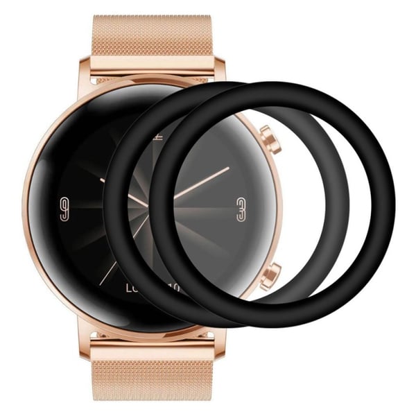 2 stk ENKAY HAT PRINCE 3D skjermbeskytter for Huawei Watch GT 2 42mm