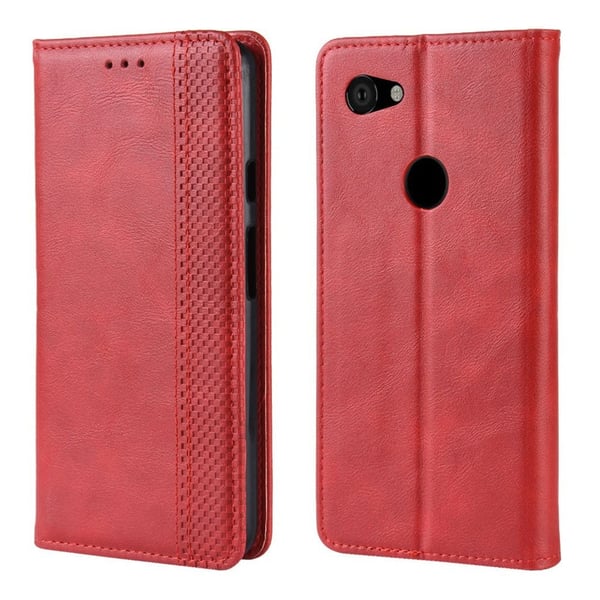 Bofink Vintage Google Pixel 3a etui - Rød