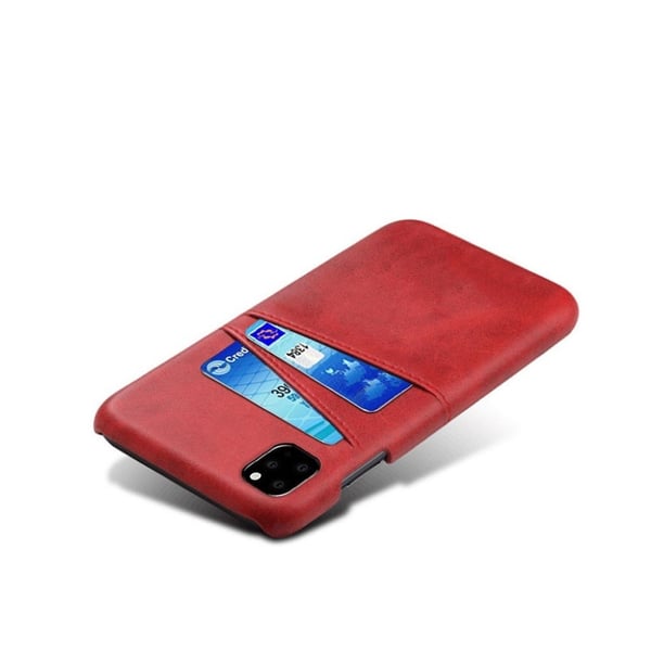 iPhone 11 Pro skal med korthållare - Röd