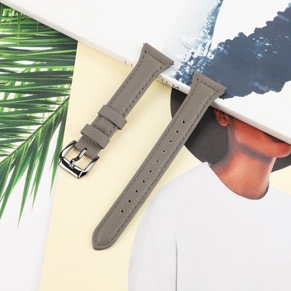 Fitbit Versa 3 T-kuosi aito nahkakellon ranneke - Khaki
