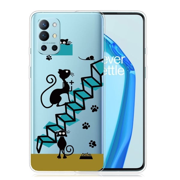Deco OnePlus 9R Etui - Katte og trappe