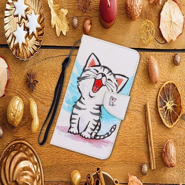 Wonderland Xiaomi Redmi 9C Flippetui - Glad Katt