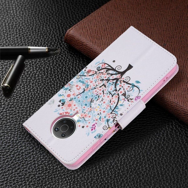 Wonderland Nokia G20 Flippetui - Blomstret Tre