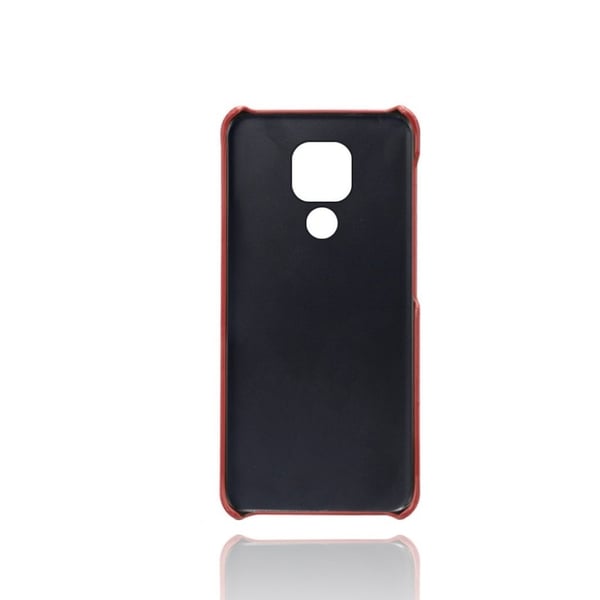 Dual Card Etui Motorola Moto G9 Play - Rød