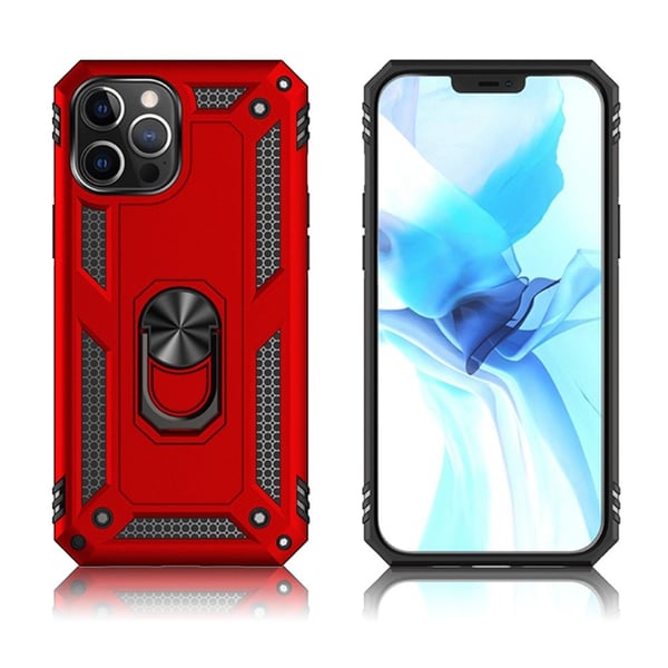 Bofink Combat iPhone 12 Pro Max kotelot - Punainen