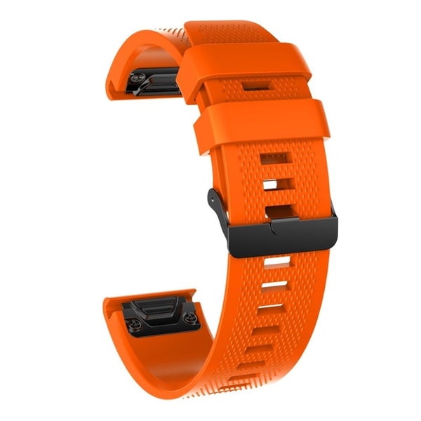 26mm Garmin Fenix 5X / 5X Plus / Fenix 3 / 3 HR silikone Urrem - Orange