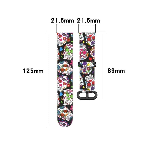 Xiaomi Mi Watch Lite / Redmi Watch mønster silikonklokkebånd - Leopardmønster