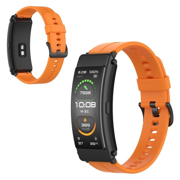 Silikonklokkebånd for Huawei TalkBand B6 / B3 - Oransje