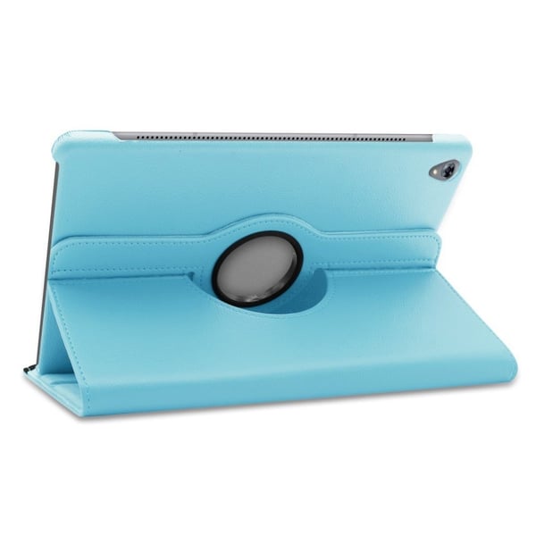 Huawei Mediapad M6 10.8 360 Graders Litchi Korn Læretui - Baby Blå