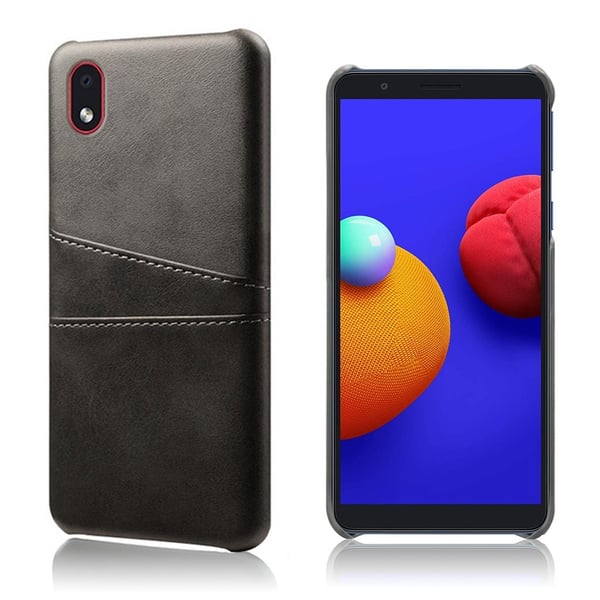 Dual Card Etui Samsung Galaxy M01 Core - Svart