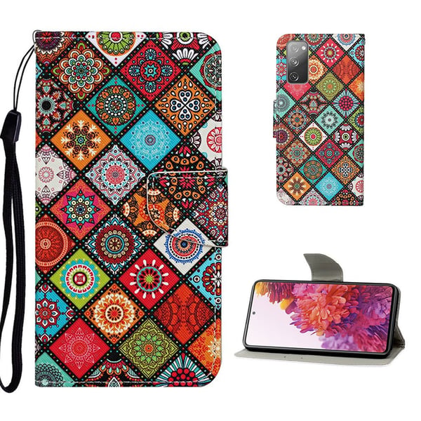 Wonderland Samsung Galaxy S20 FE 5G / S20 Fe Flippetui - Mandala Blomst