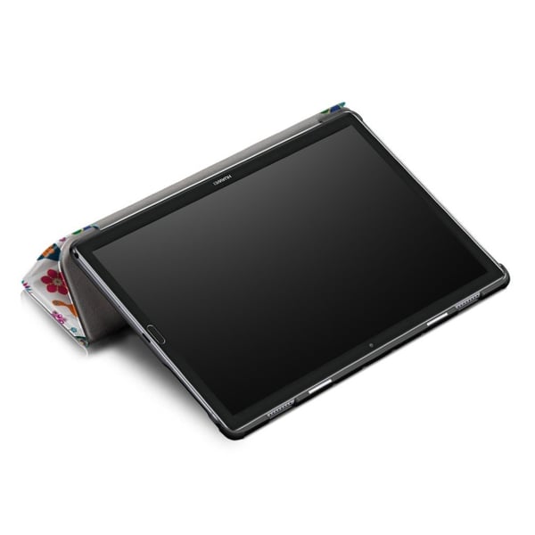Huawei Mediapad M6 10,8 Tri-Fold Mønster Læretui - Sommerfugl