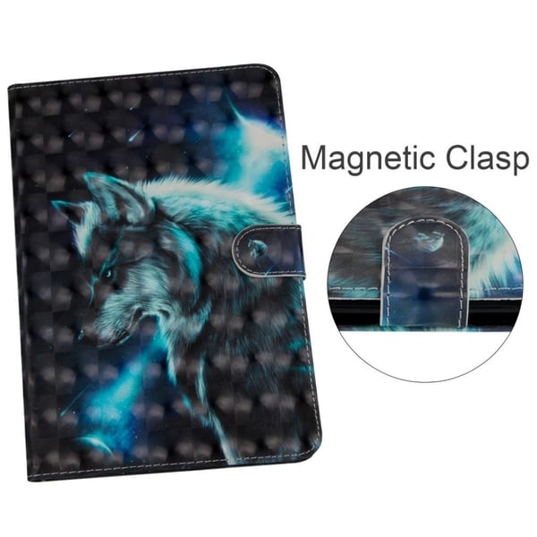 Amazon Kindle Paperwhite 4 (2018) Mønster Læretui - Wolf