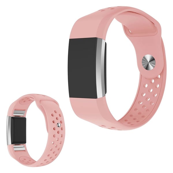 Silikoninen kellonauha Fitbit Charge 2:lle - Pinkki