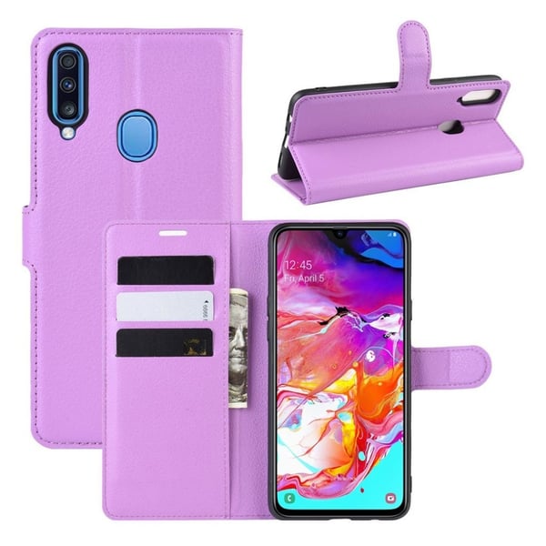 Alpha  Samsung Galaxy A20s flip veske - Lilla
