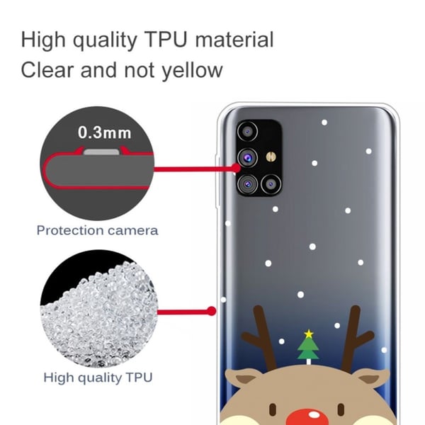Juleveske til Samsung Galaxy M31s - Elg