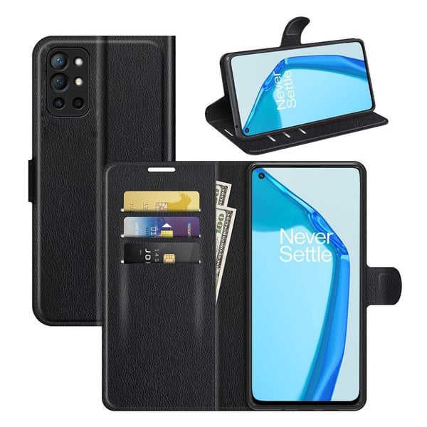 Classic OnePlus 9R Flippetui - Svart