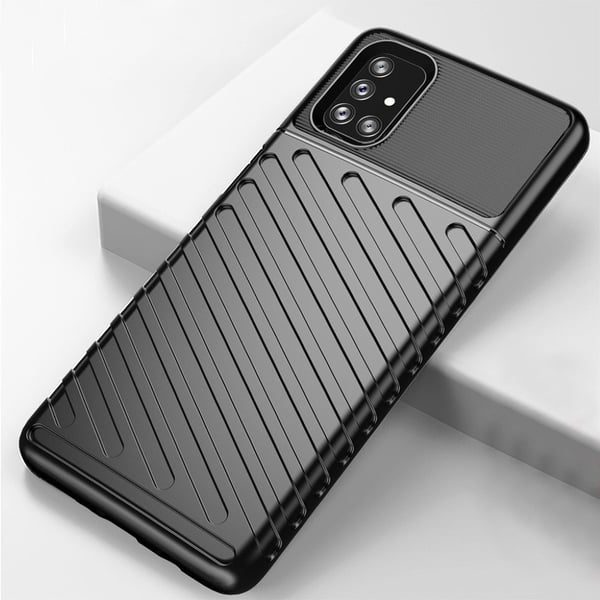 Thunder Samsung Galaxy M51 Etui - Svart