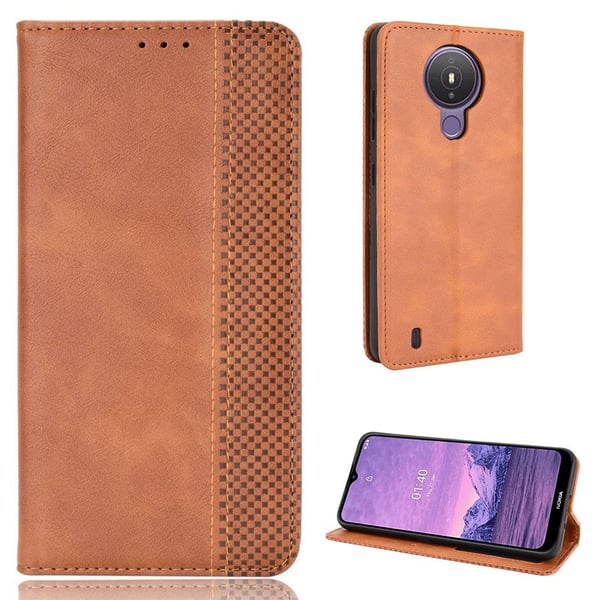 Bofink Vintage Nokia 1.4 Lær Etui - Brun
