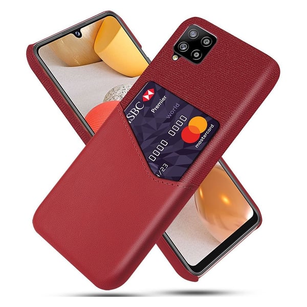 Bofink Samsung Galaxy A42 5G Card Deksel - Rød