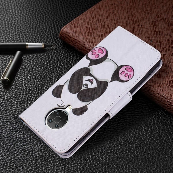 Wonderland Nokia G20 Flippetui - Søt Panda