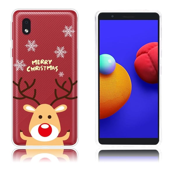 Jul Samsung Galaxy A01 Core-etui - Elg Og Snø