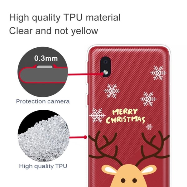 Jul Samsung Galaxy A01 Core-etui - Elg Og Snø