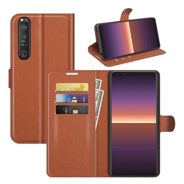 Classic Sony Xperia 1 III fodral - Brun