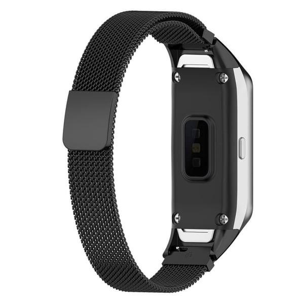 Samsung Galaxy Fit Milanese Rustfritt Stål Klokkereim - Svart Samsung Galaxy Fit Milanese Rustfritt Stål Klokkereim - Svart
