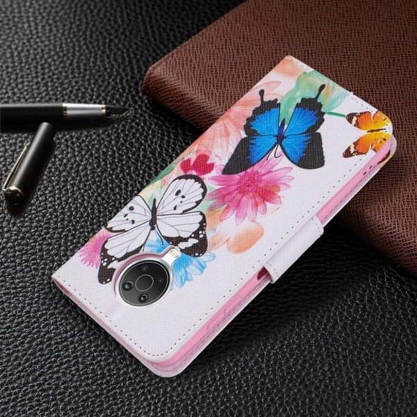 Wonderland Nokia G20 Flippetui - Livlige Sommerfugler