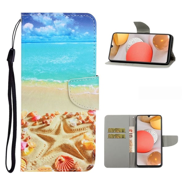 Wonderland Samsung Galaxy A42 5G Flippetui - Sjøsterne på The Strand