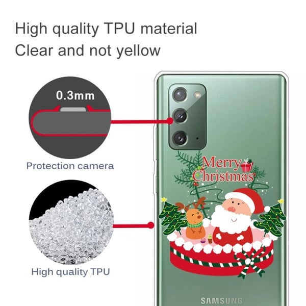 Juleveske til Samsung Galaxy Note 20 - Julenissen Og Elg