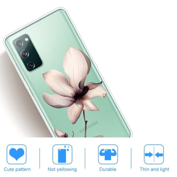 Deco Samsung Galaxy S20 Fe 5g / S20 Fe Etui - Smuk Blomst