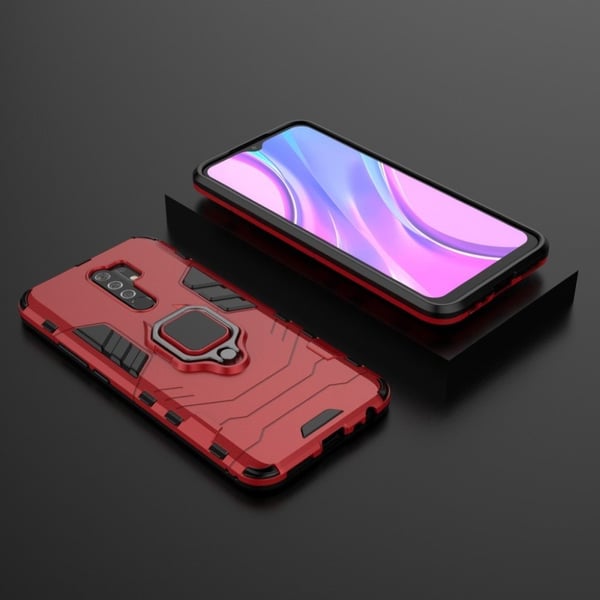 Ring Guard-etui - Xiaomi Redmi 9 - Rød