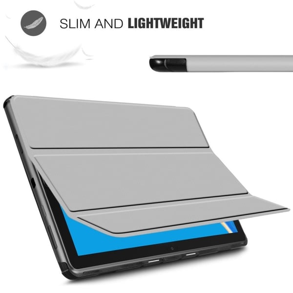 Huawei Mediapad M6 10,8 Tri-Fold Læretui - Grå