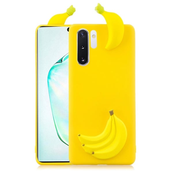 Cute 3D Samsung Galax Note 10 Pro deksel - Banan Cute 3D Samsung Galax Note 10 Pro deksel - Banan