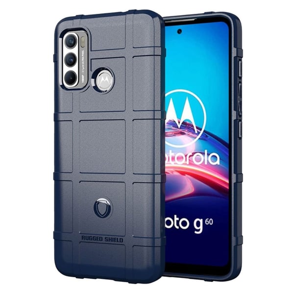Rugged Shield Etui Motorola Moto G40 Fusion / G60 - Blå