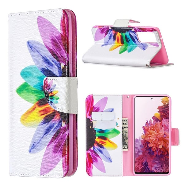 Wonderland Samsung Galaxy S20 FE 5G / S20 Fe Flippetui - Fargerik Kronblad