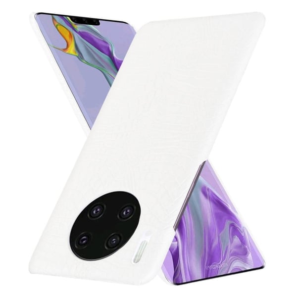Croco Huawei Mate 30 cover - Hvid
