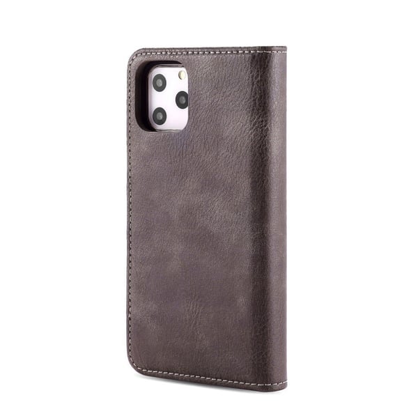 DG.MING iPhone 11 Pro Max 2-in-1 Wallet kotelot - Kahvi