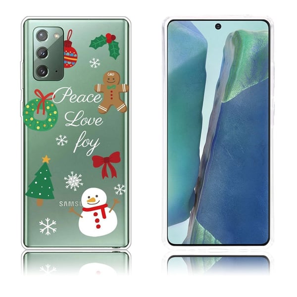 Juleveske til Samsung Galaxy Note 20 - Tre Og Snømann