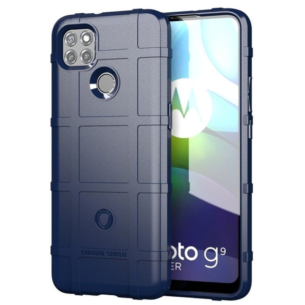 Rugged Shield Etui Motorola Moto G9 Power - Blå