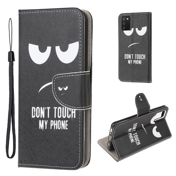 Wonderland Samsung Galaxy A03s Flippetui - Don't Touch My Phone