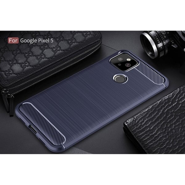 Carbon Flex Google Pixel 5 skal - Blå