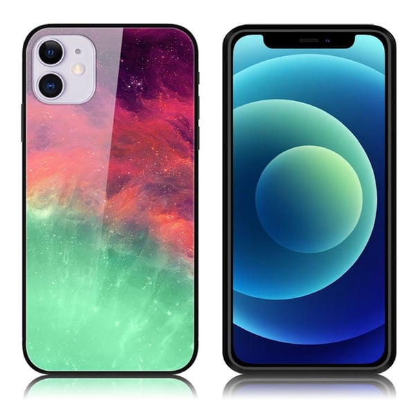 Fantasy iPhone 12 Mini Deksel - Fargerik Nebula Fantasy iPhone 12 Mini Deksel - Fargerik Nebula