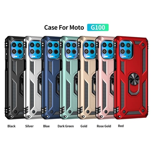 Bofink Combat Motorola Moto G100 / Edge S Etui - Sølv