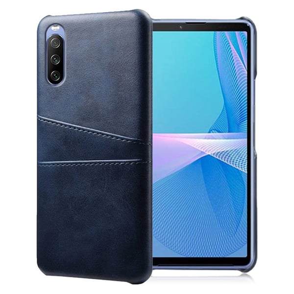 Dual Card Etui Sony Xperia 10 III - Blå