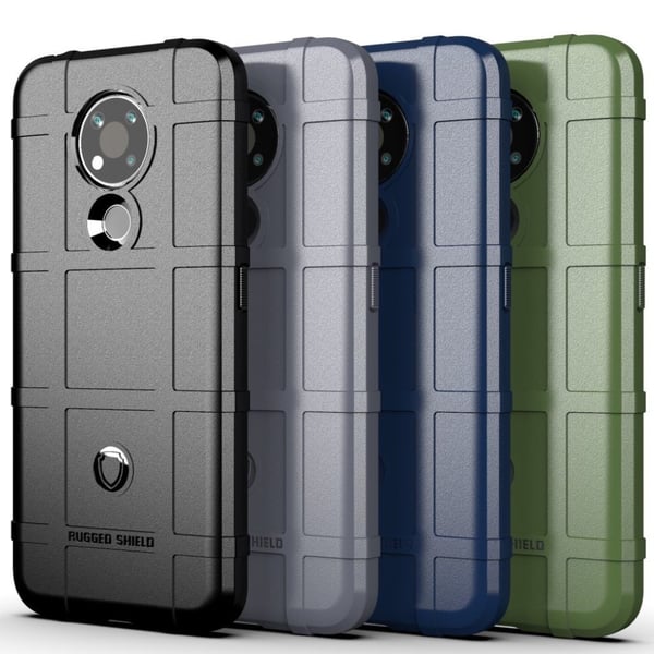 Rugged Shield Etui Nokia 3.4 - Blå