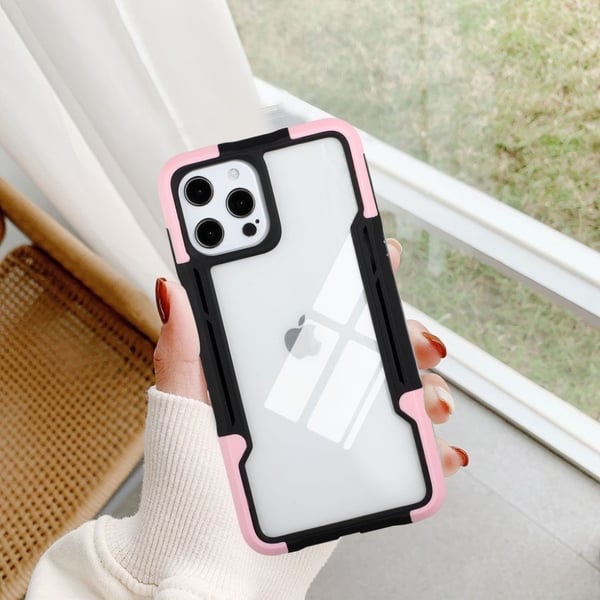 Støtsikker Protection Deksel til iPhone 12 Pro Max - Svart / Grønn